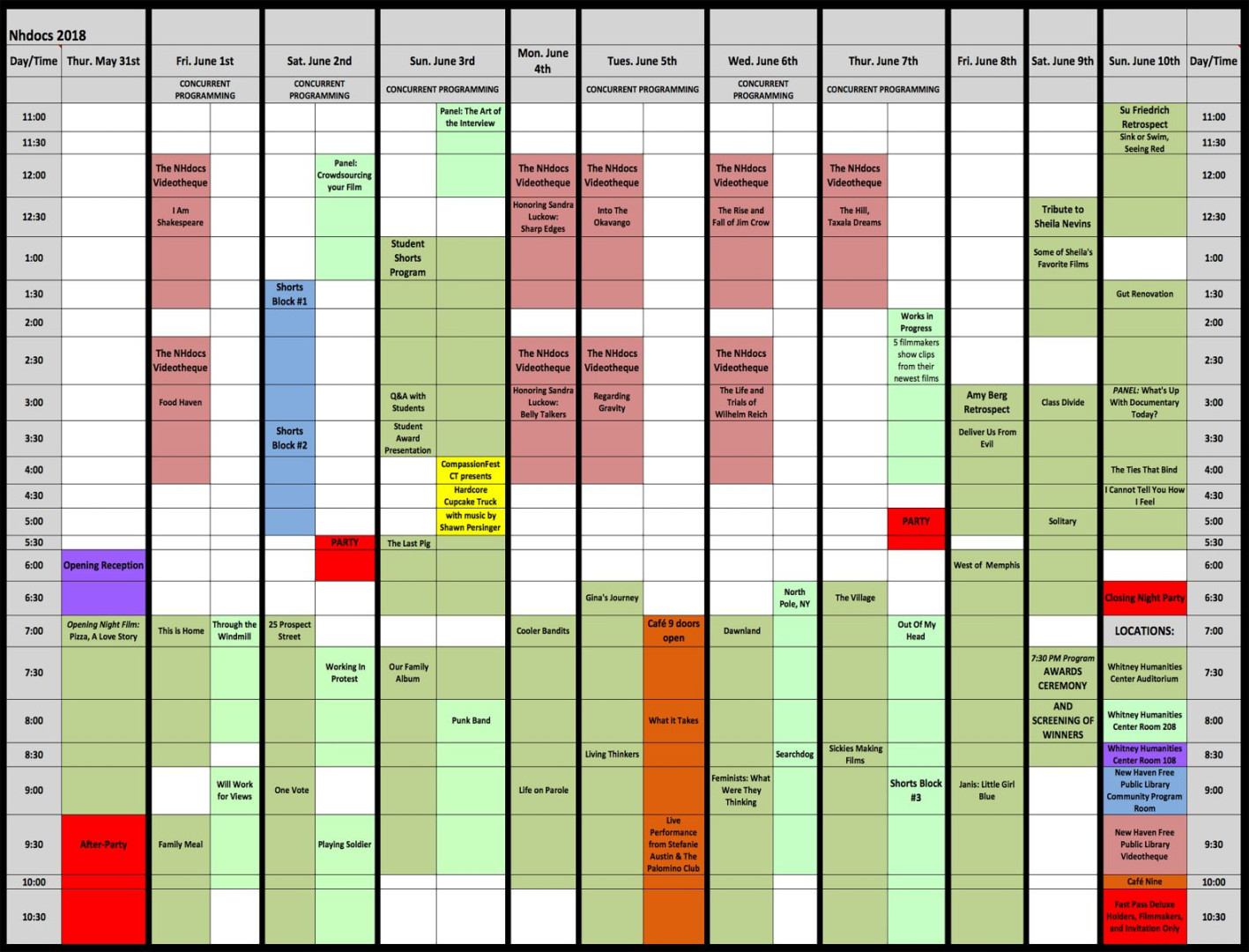 New Haven Calendar Of Events