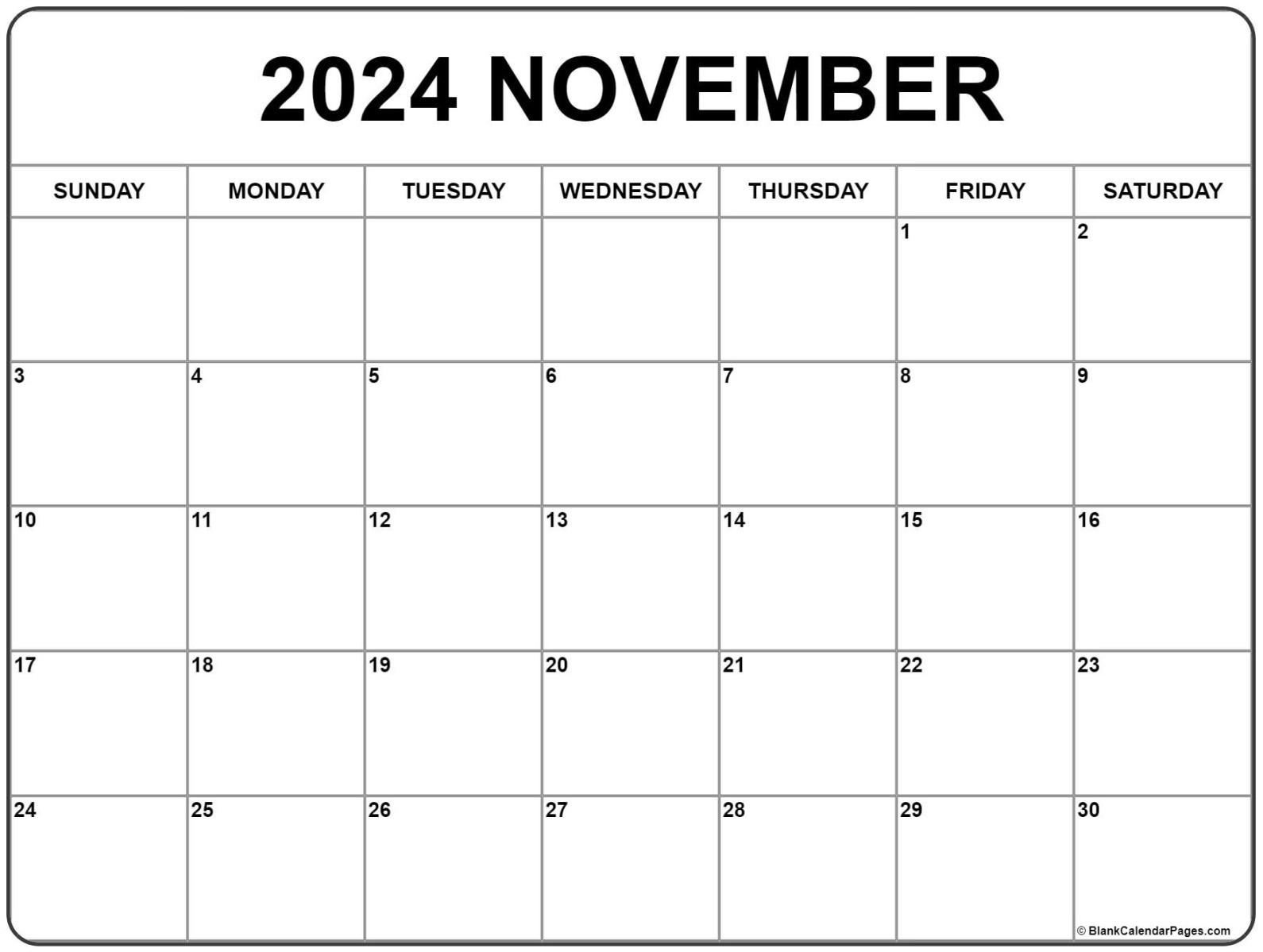 November  calendar  free printable calendar
