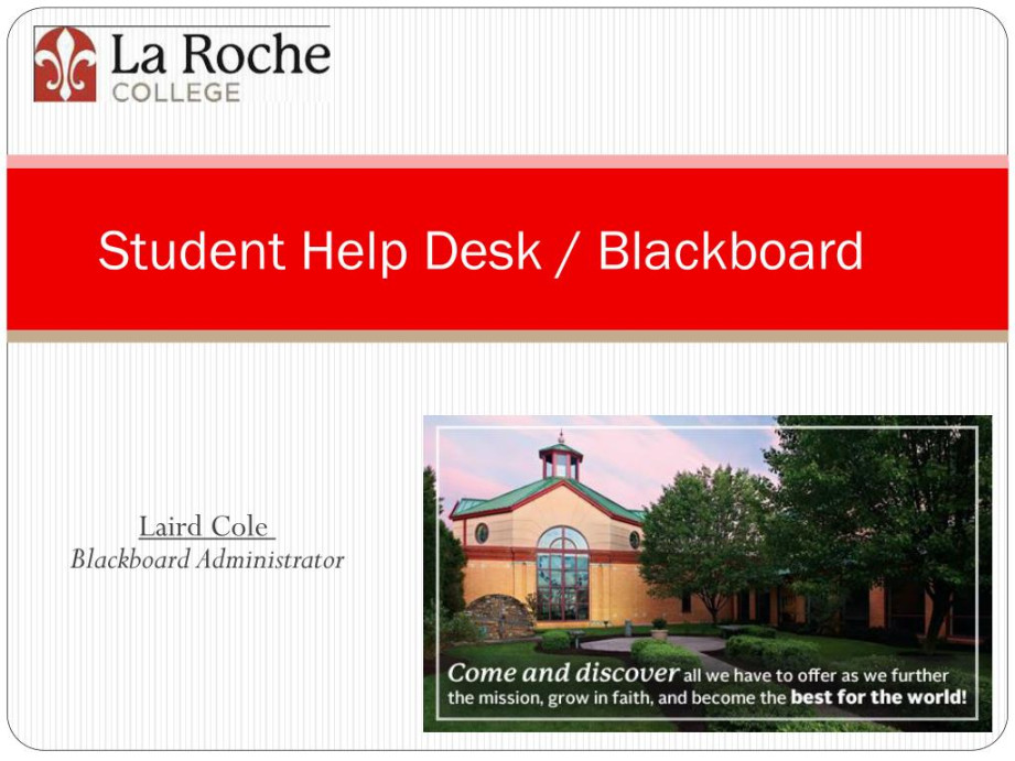 PPT - Welcome to La Roche College PowerPoint Presentation, free