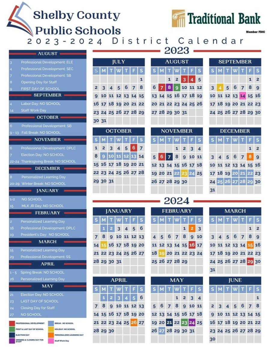 Shelby County Public Schools / Calendar