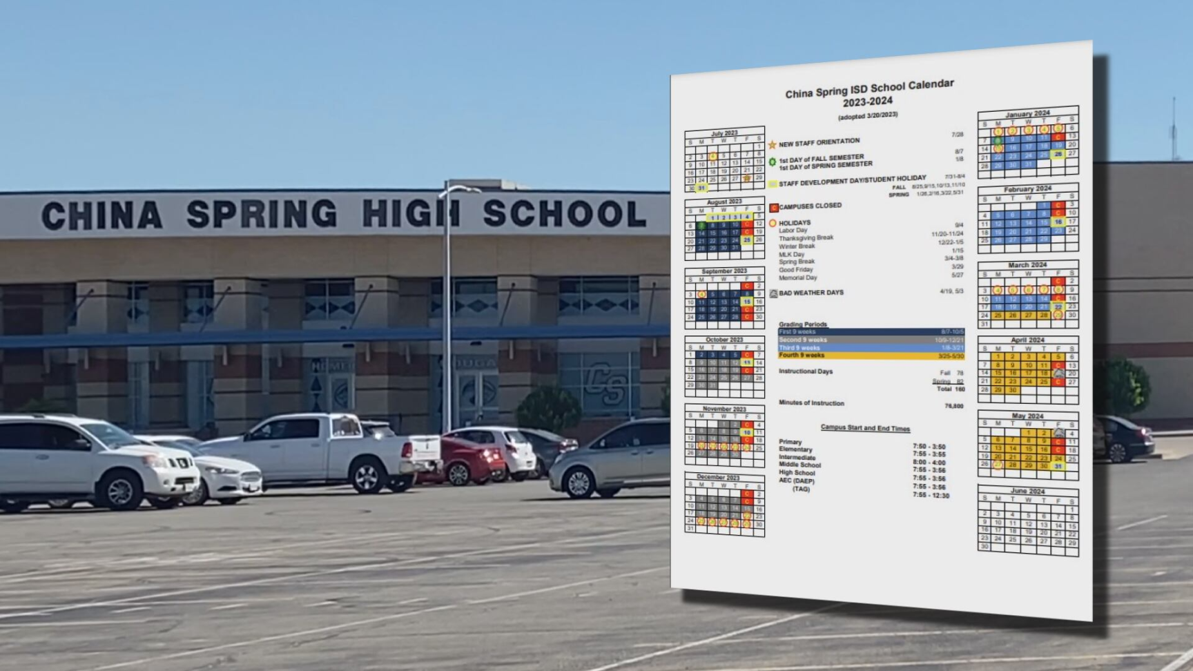 Some Central Texas school districts begin four-day academic calendar