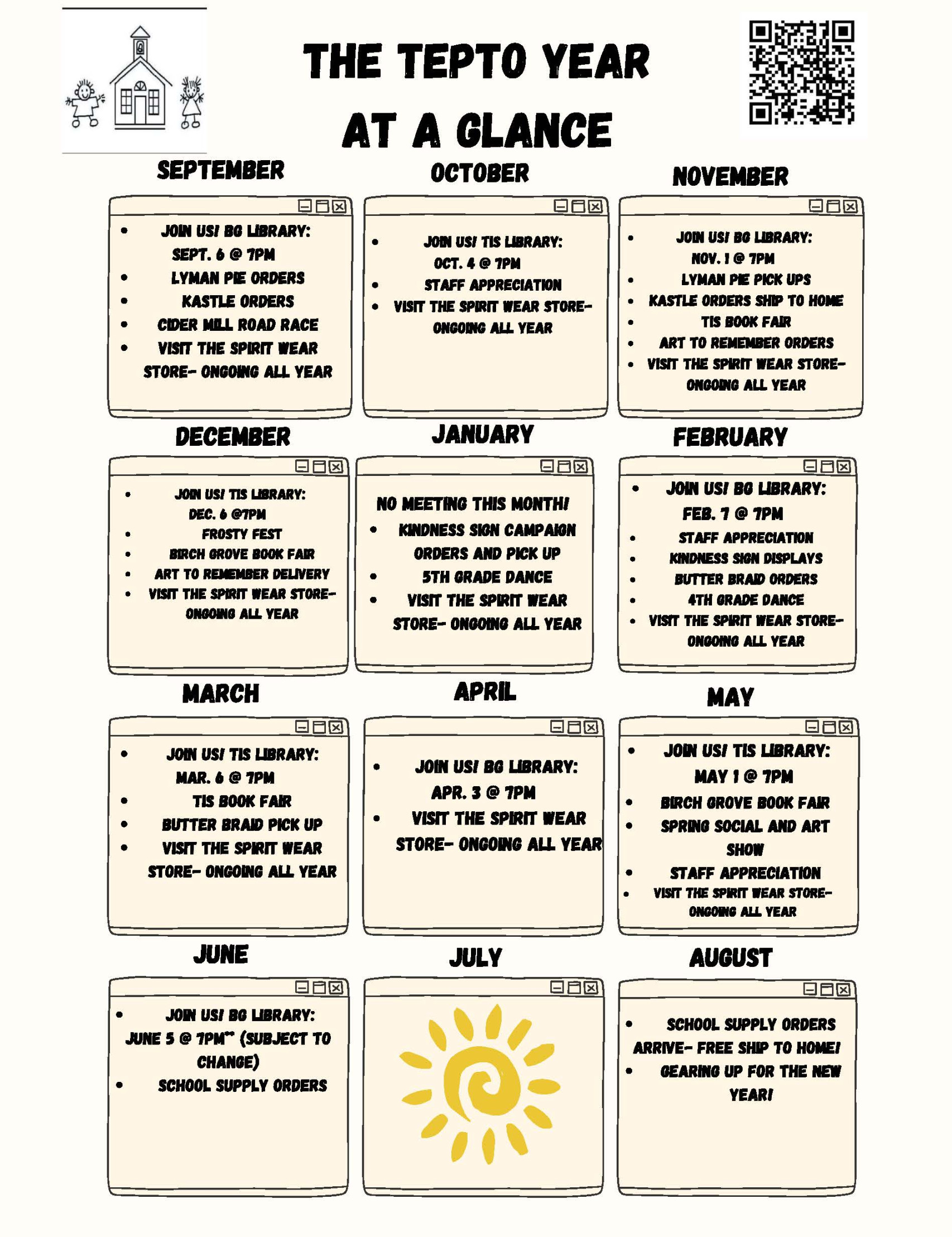 TEPTO Calendar/Events - Tolland Intermediate School