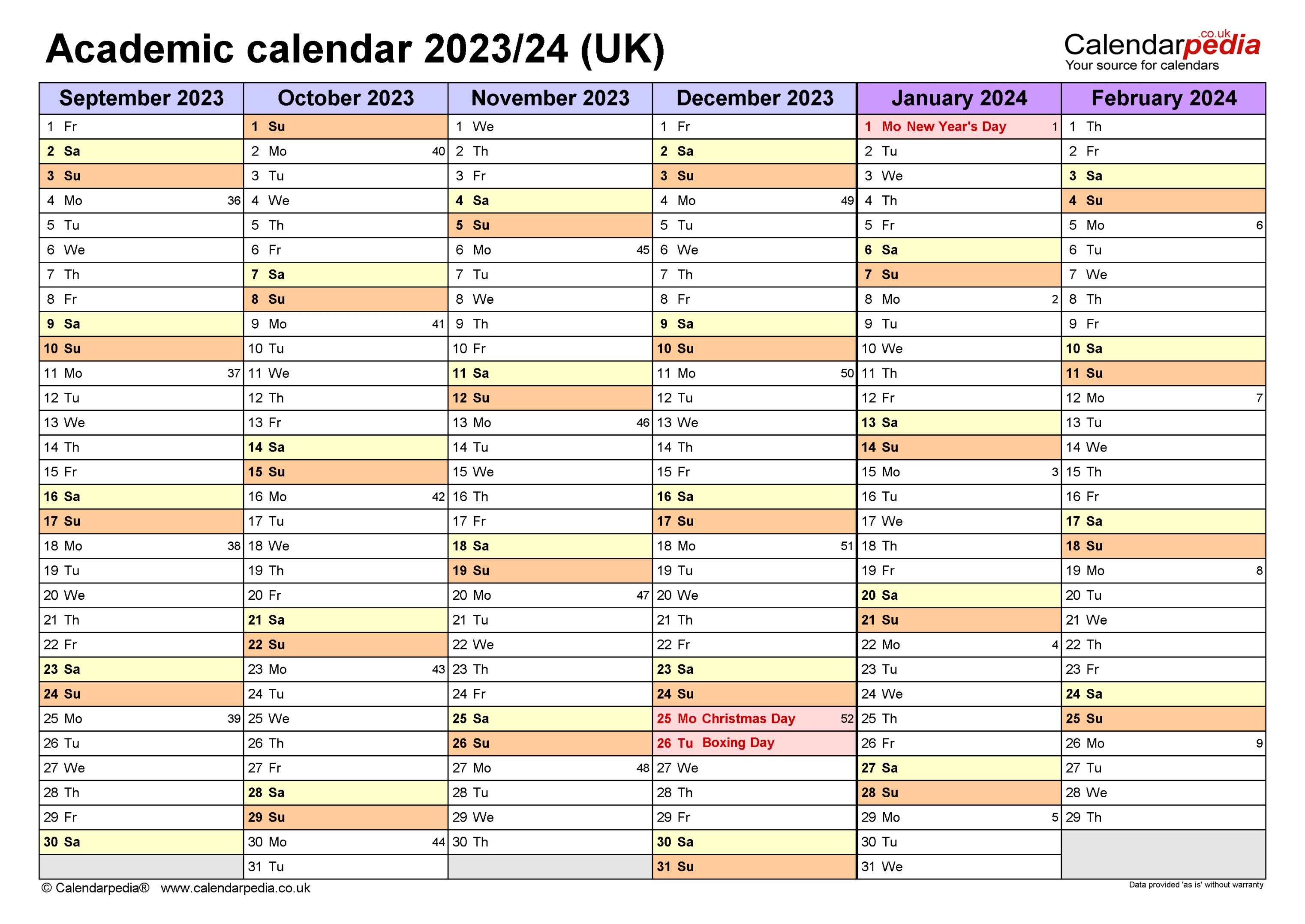 Clarkson University Academic Calendar