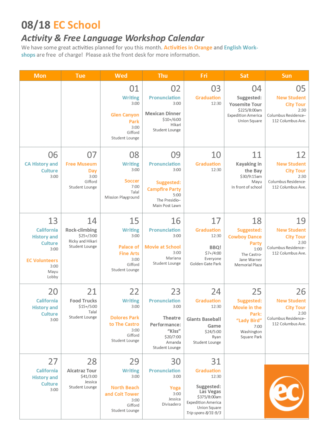 EC San Francisco Posts Archive - Page  of 0 - EC English Blog