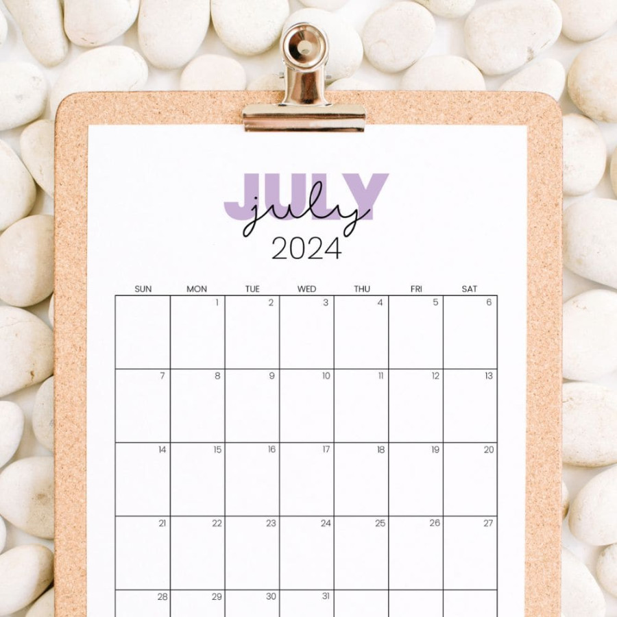 Free  Monthly Calendar Printable Templates - The Incremental Mama