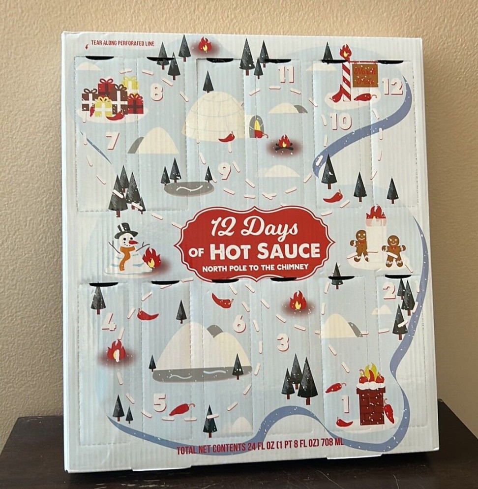 Hot Sauce  Days Of Hot Sauce Advent Calendar Christmas White Elephant Gift