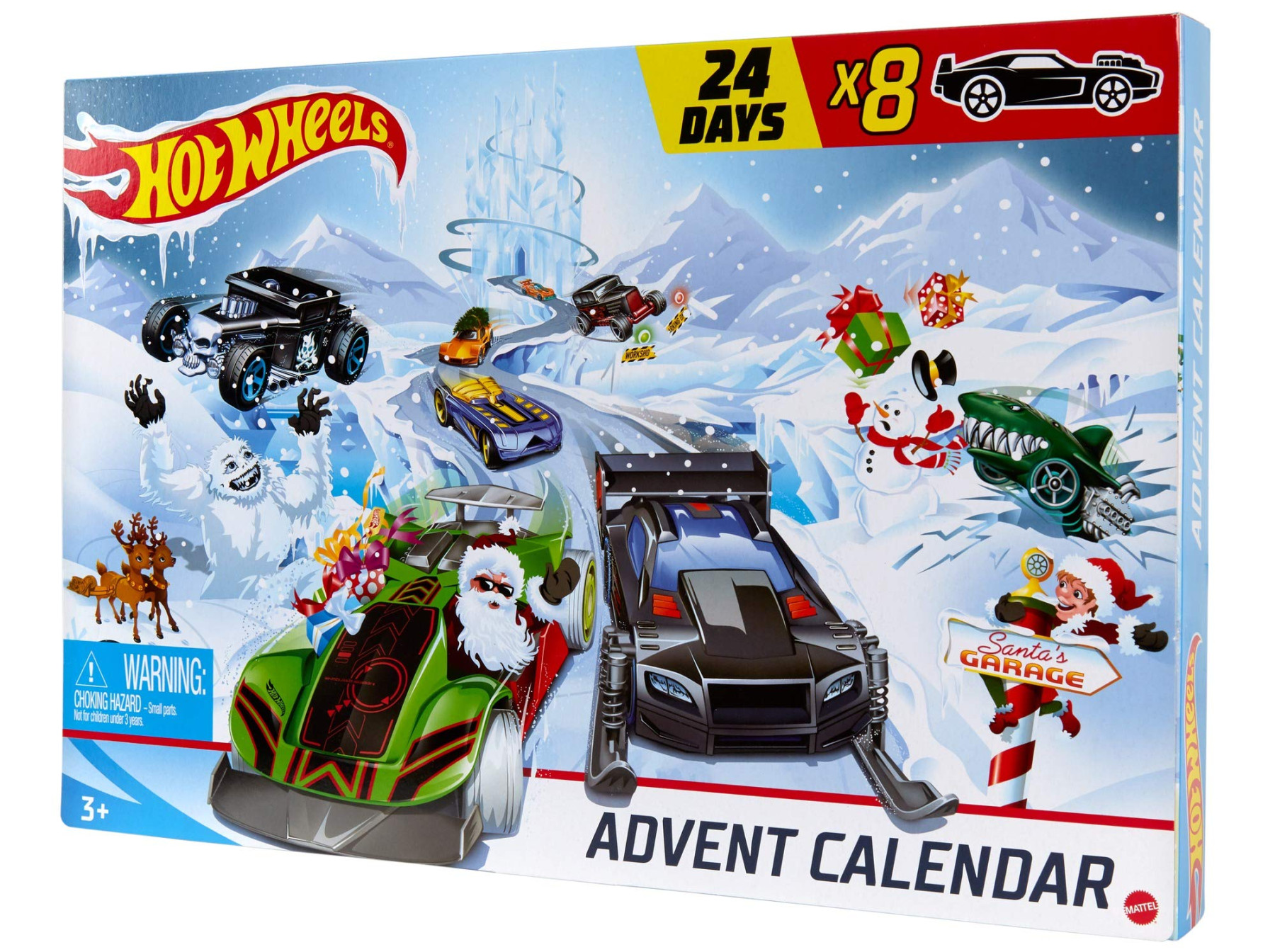 Hot Wheels Advent Calendar  Day Holiday Surprises with Cars and