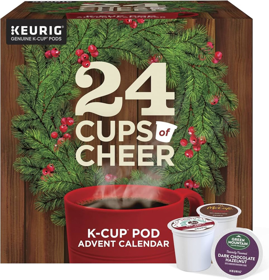Keurig Advent Calendar Variety Pack, Single Serve K-Cup Pods,  Count