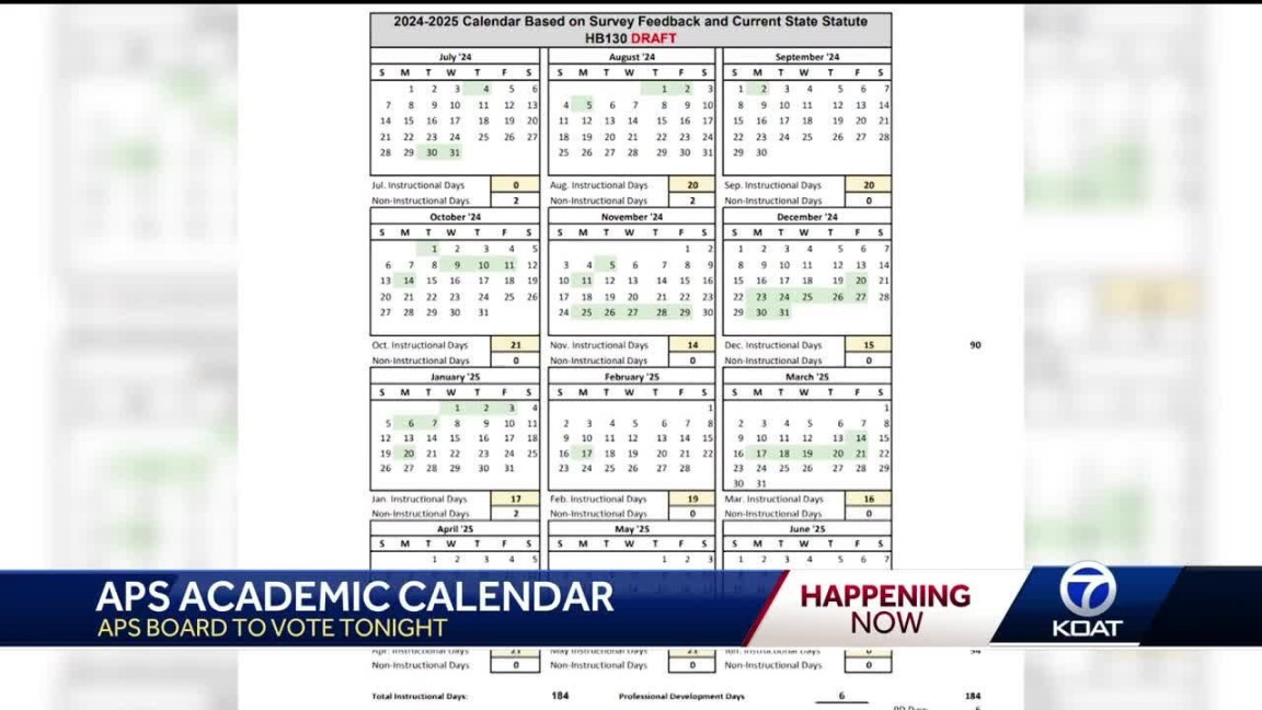 New Orleans School Calendar 2024-2025