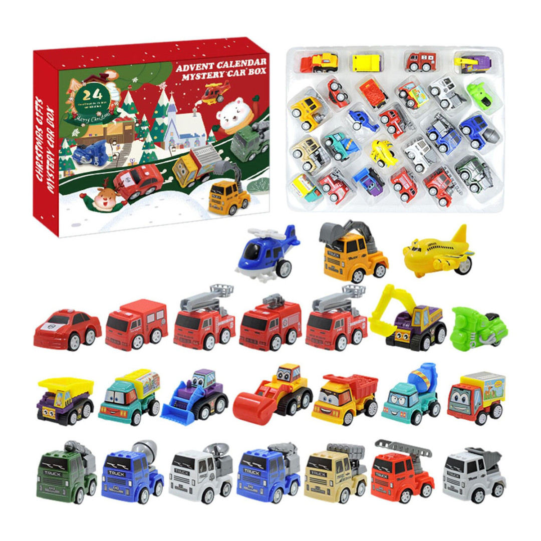 Christmas Advent Calendar Car Toys Military Engineering Fire