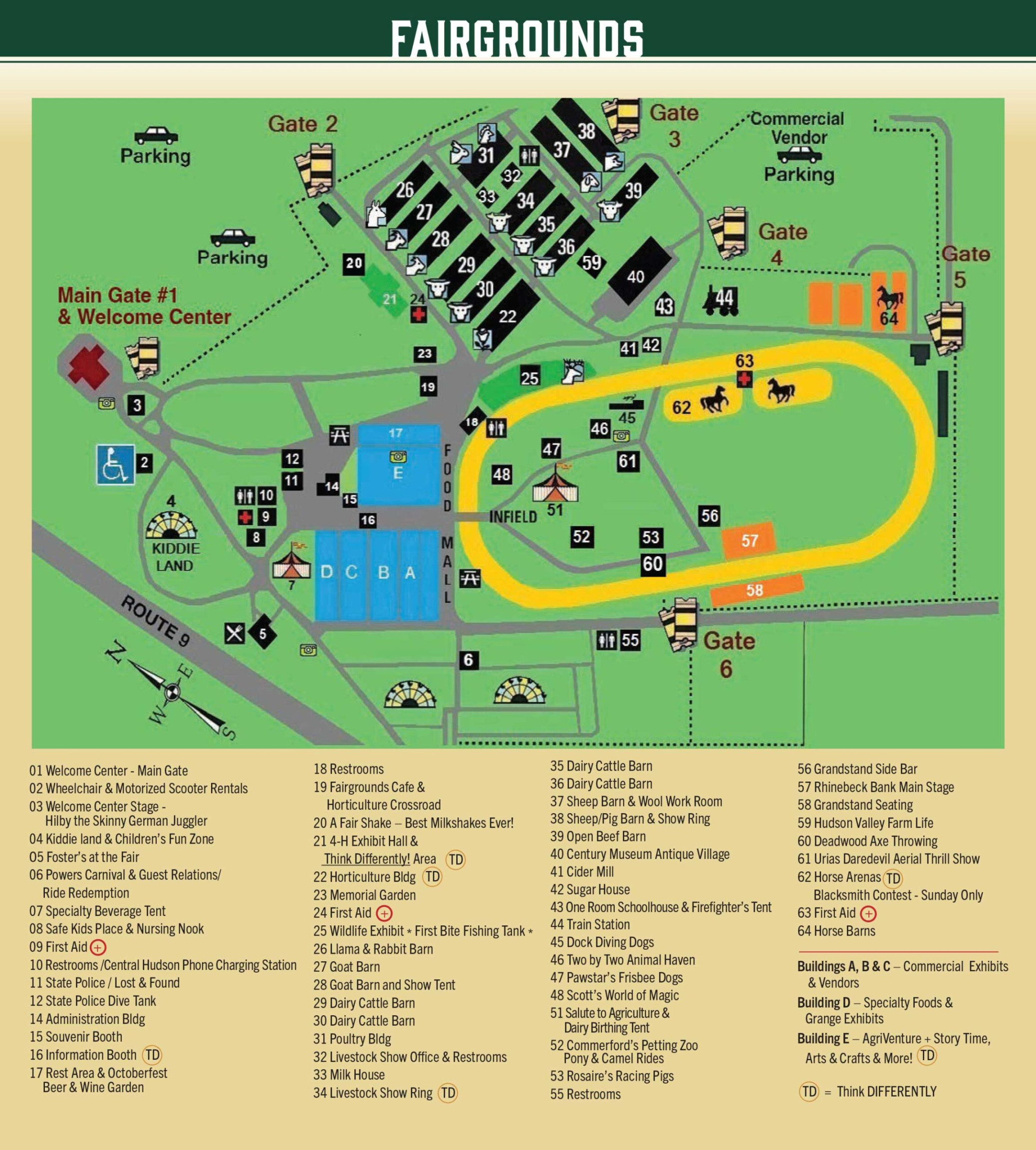Daily Schedule + Fair Map - The Dutchess County Fairgrounds