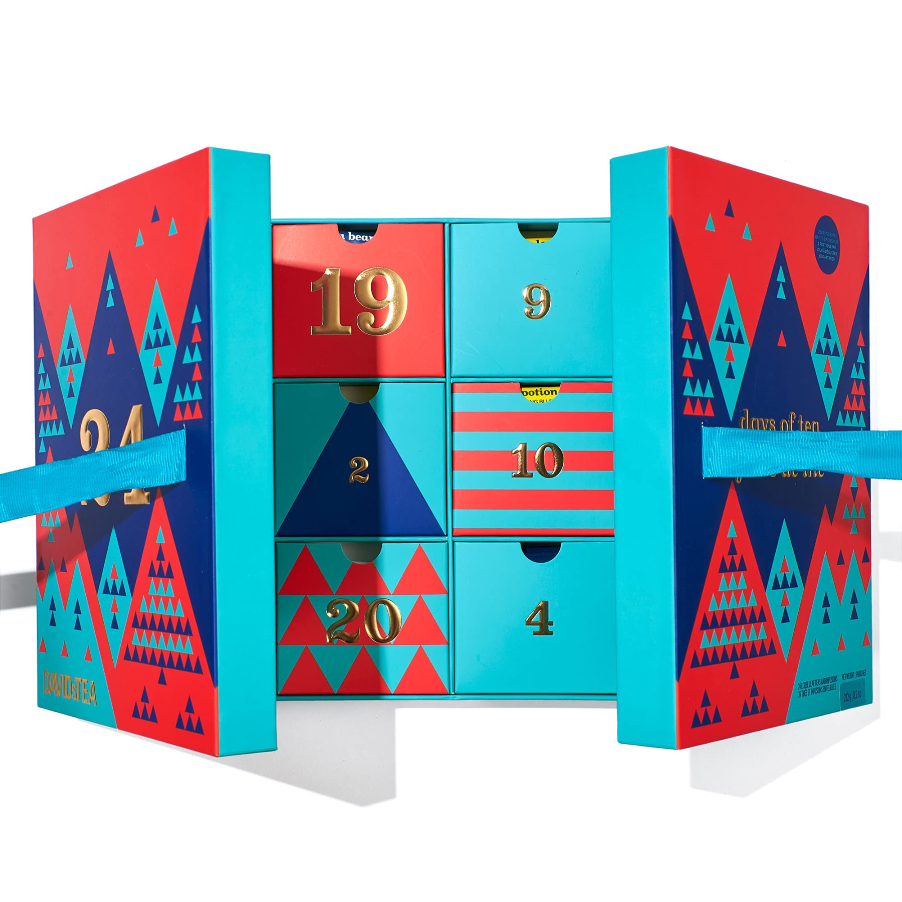 DAVIDsTEA  Days of Tea Sampler, Premium Loose Leaf Tea Sampler