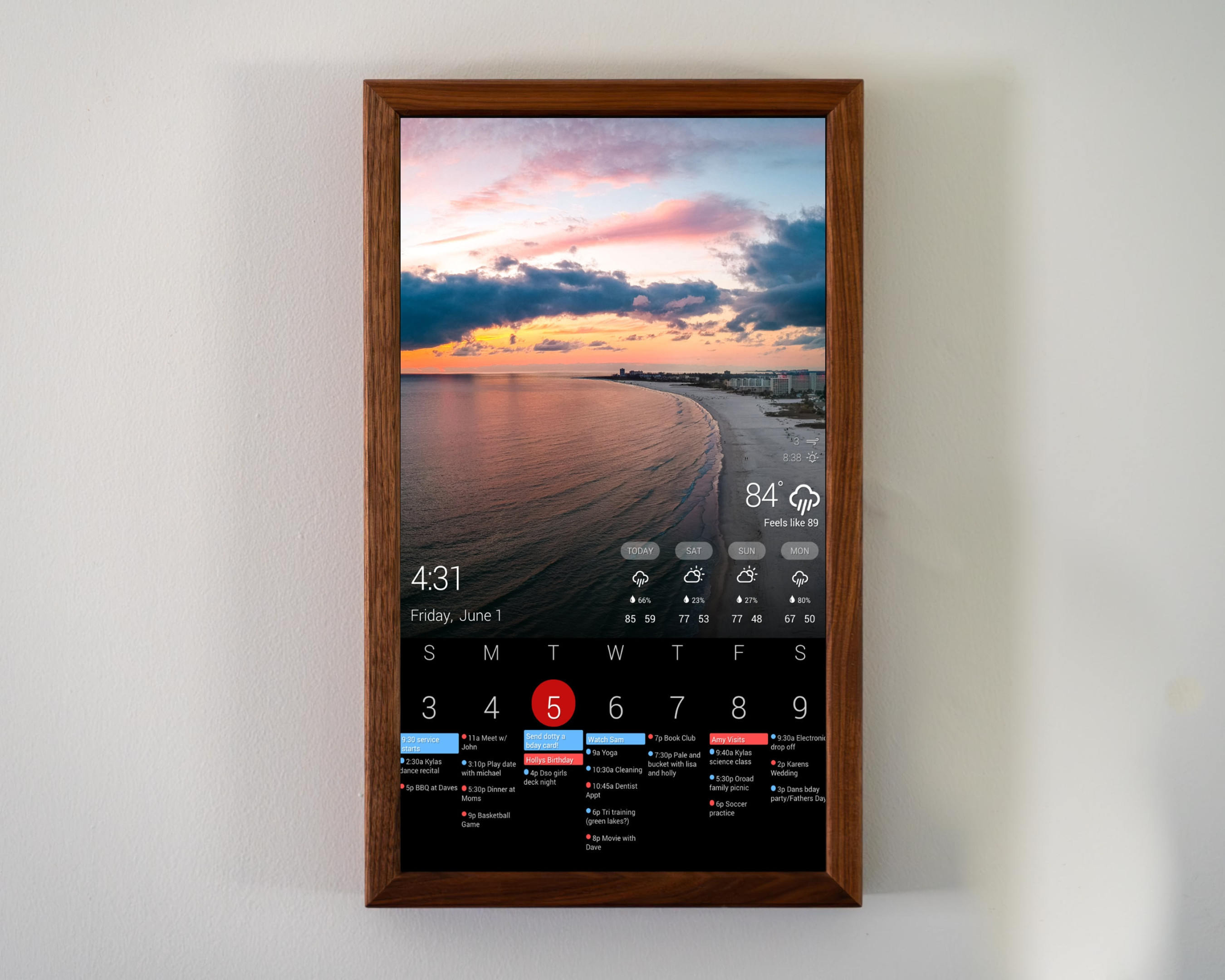 Digital Wall Display Smart Screen Wifi Calendar Raspberry Pi