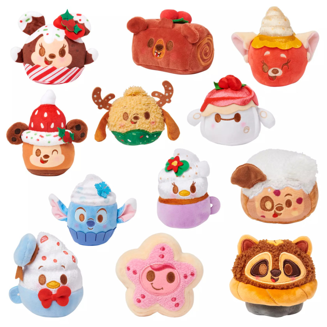 Disney Parks Munchlings Plush Season&#;s Sweetings -Day Advent Calendar  Micro "
