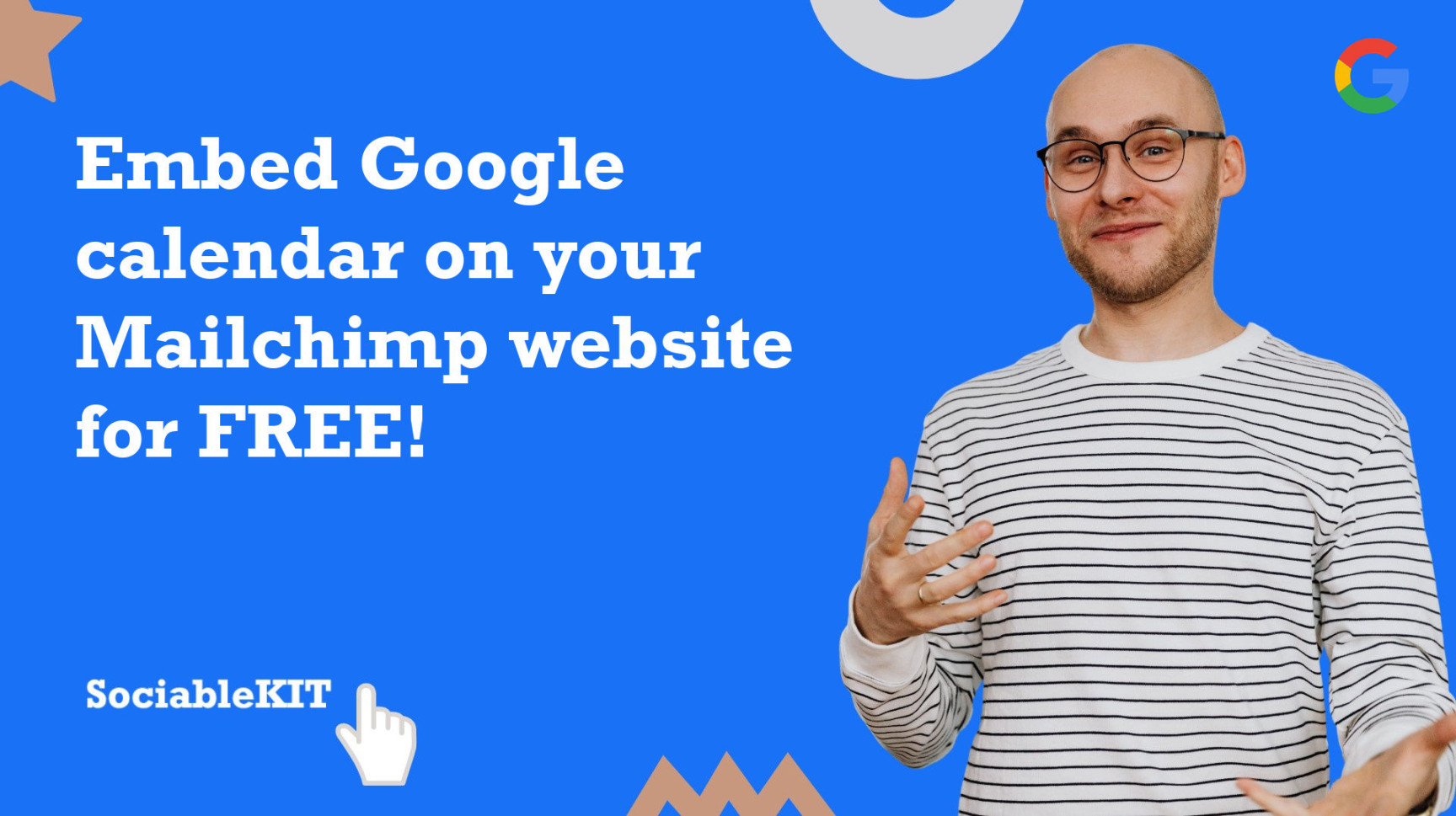 How to embed Google calendar on your Mailchimp website for FREE?