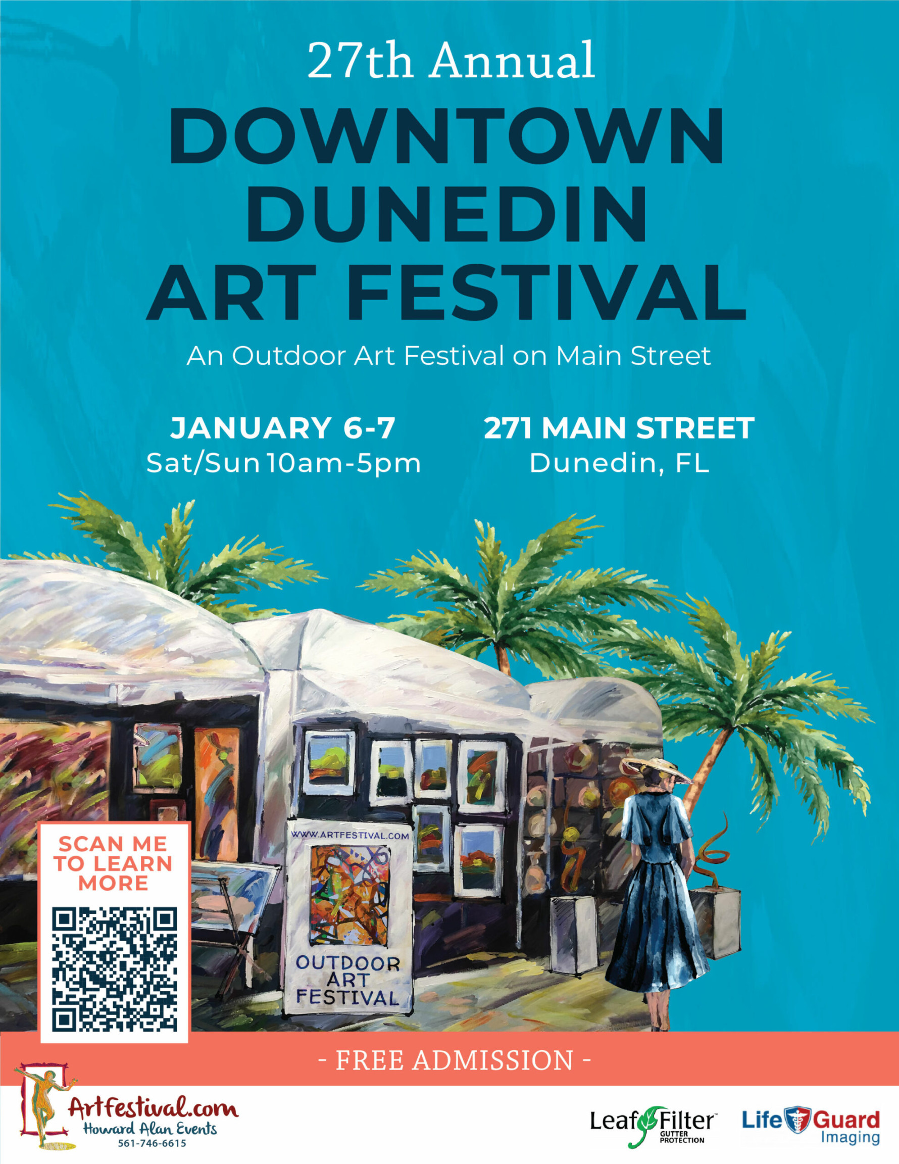 Jennifer Peck at Downtown Dunedin Art Festival - Jennifer Peck