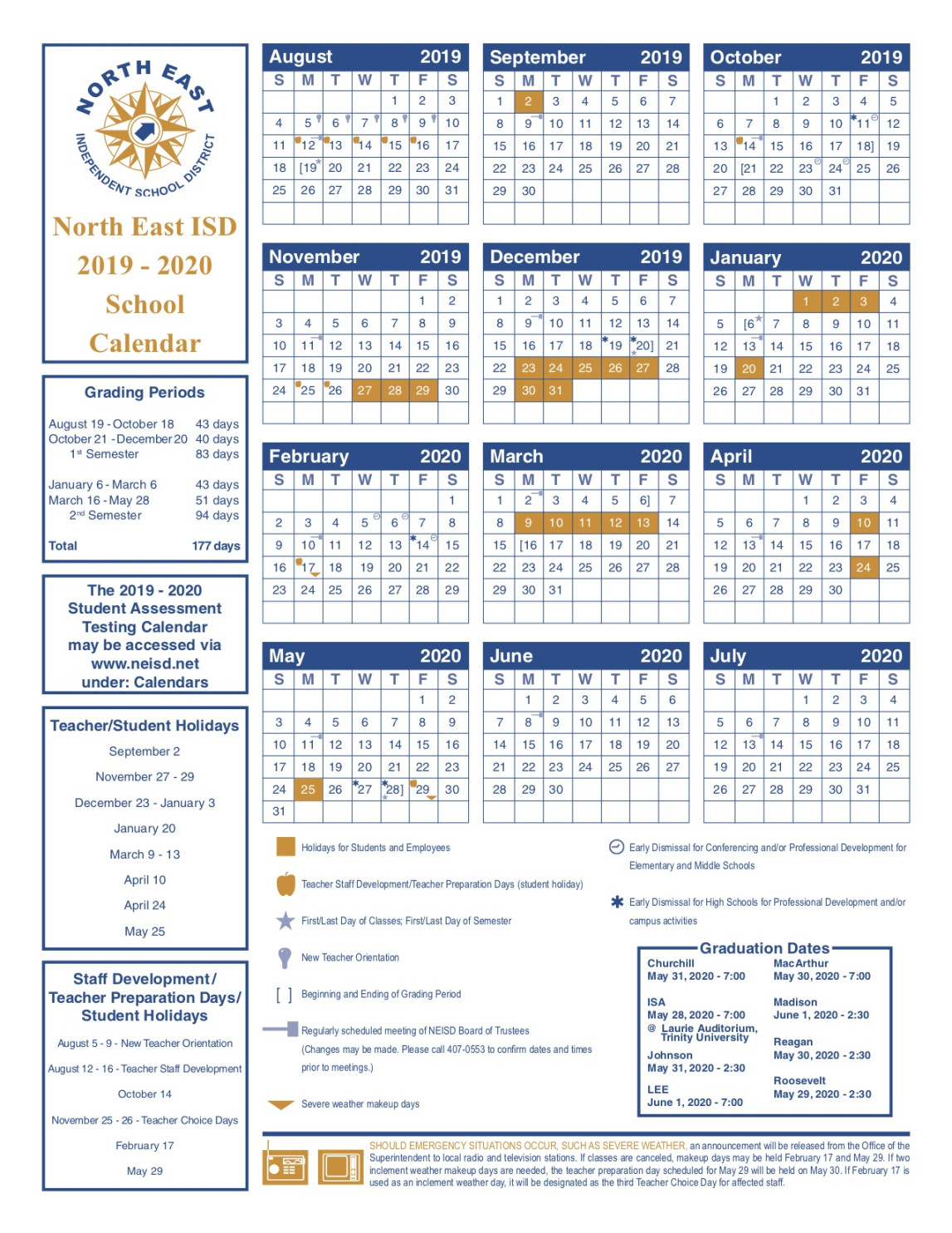 Neisd  Calendar