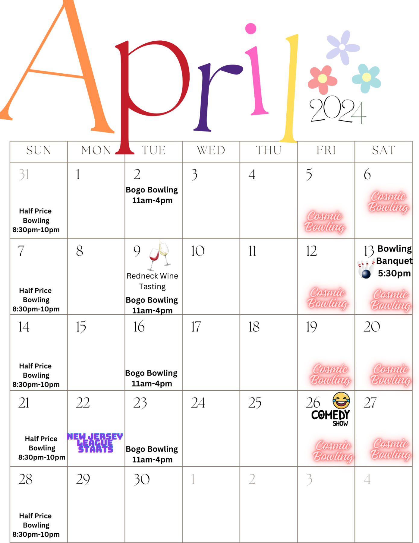 North Bend Lanes  North Bend, OR  > Special Events >