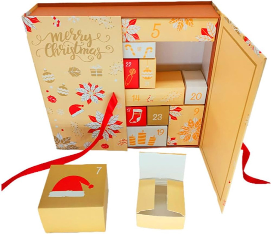 PCS Christmas Advent Calendar Box  Advent Calendar for Filling