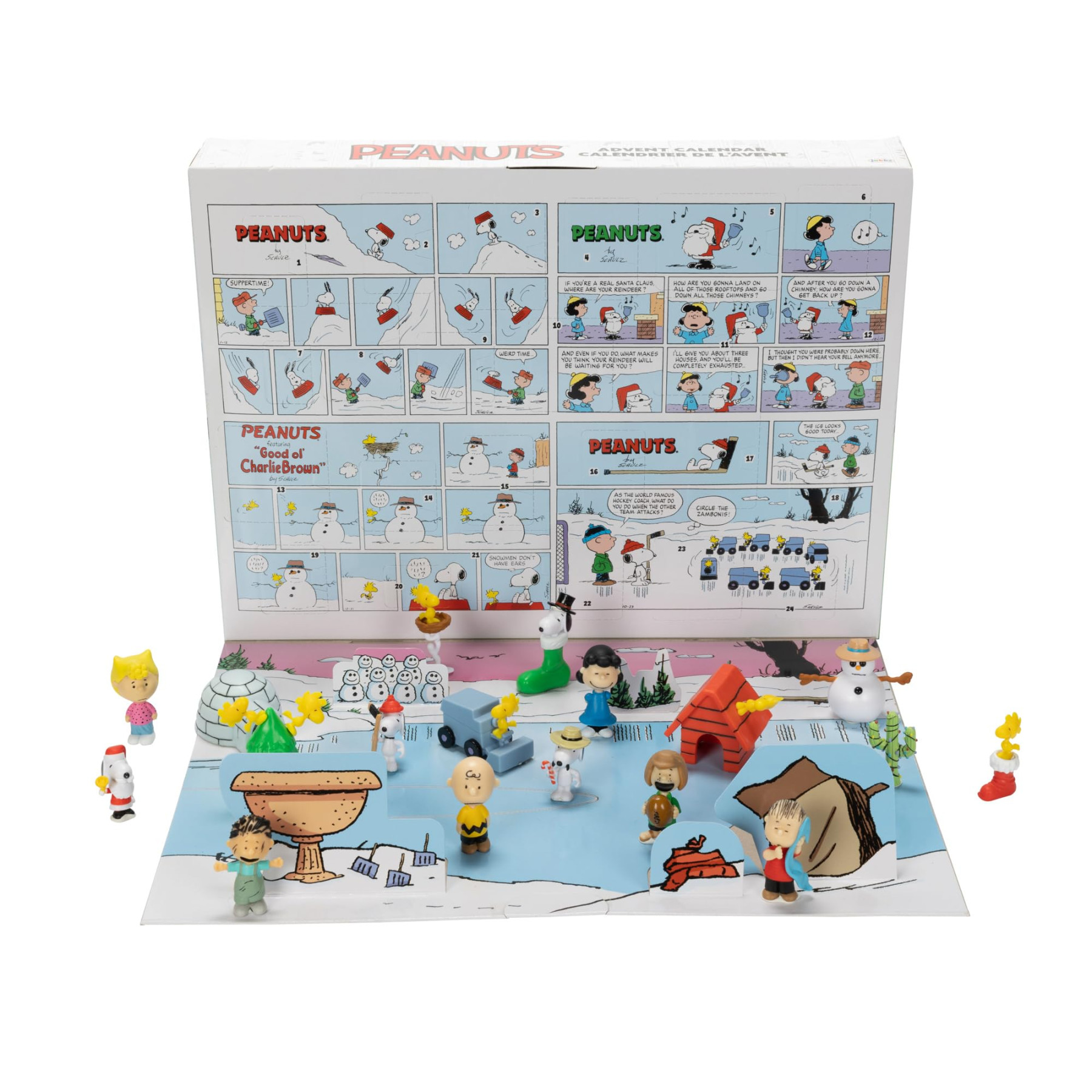Peanuts Advent Calendar  for Kids – Enjoy  Days of Countdown  Surprises! Delightful -Inch Scale Figures & Accessories