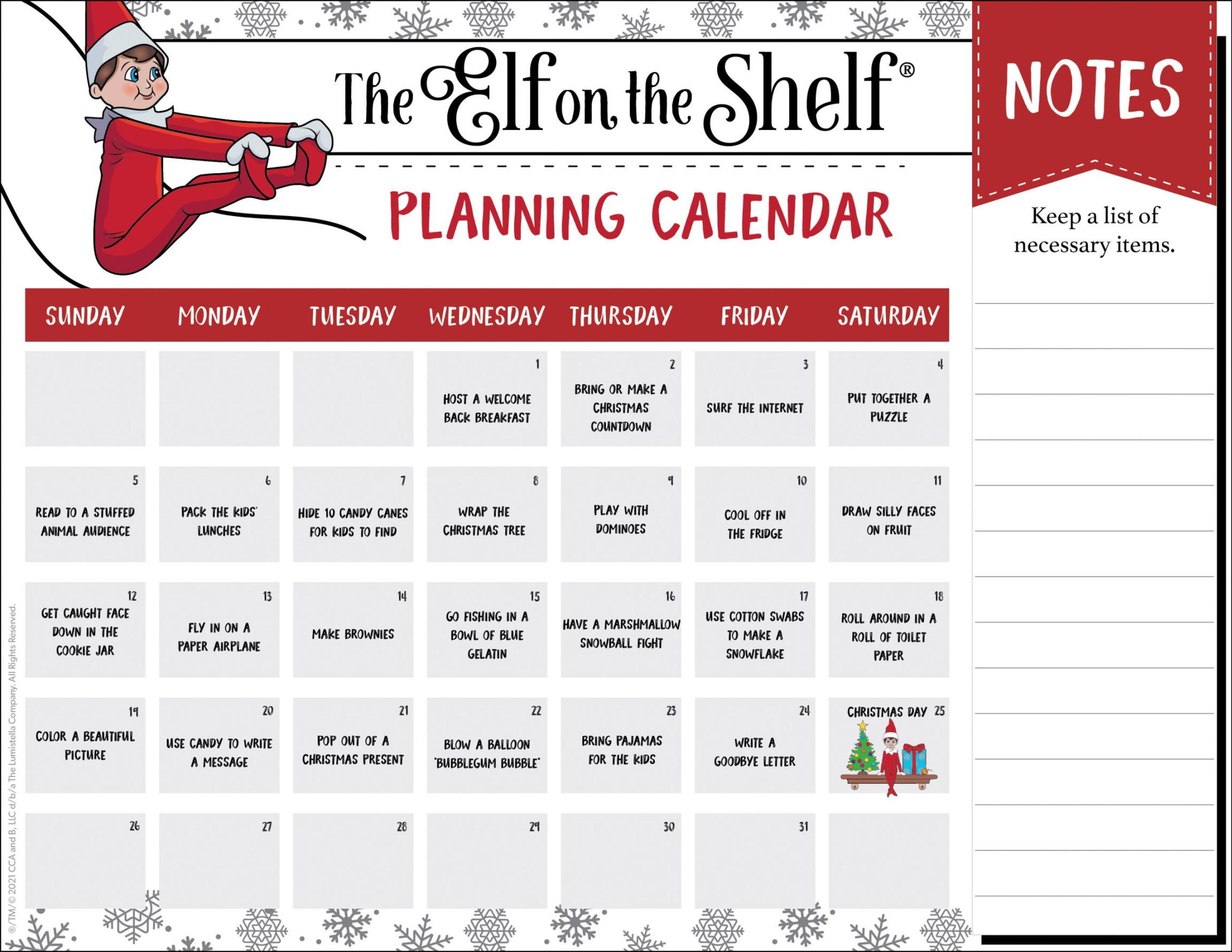 The Ultimate Elf on the Shelf Ideas Planner  The Elf on the Shelf