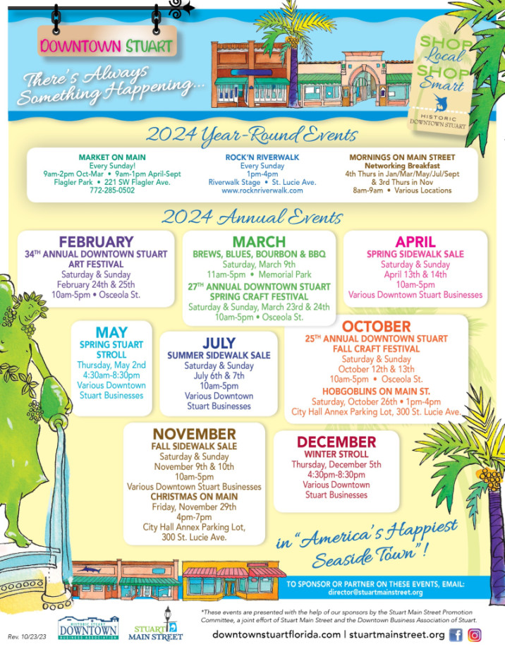 Upcoming Events - Historic Downtown Stuart
