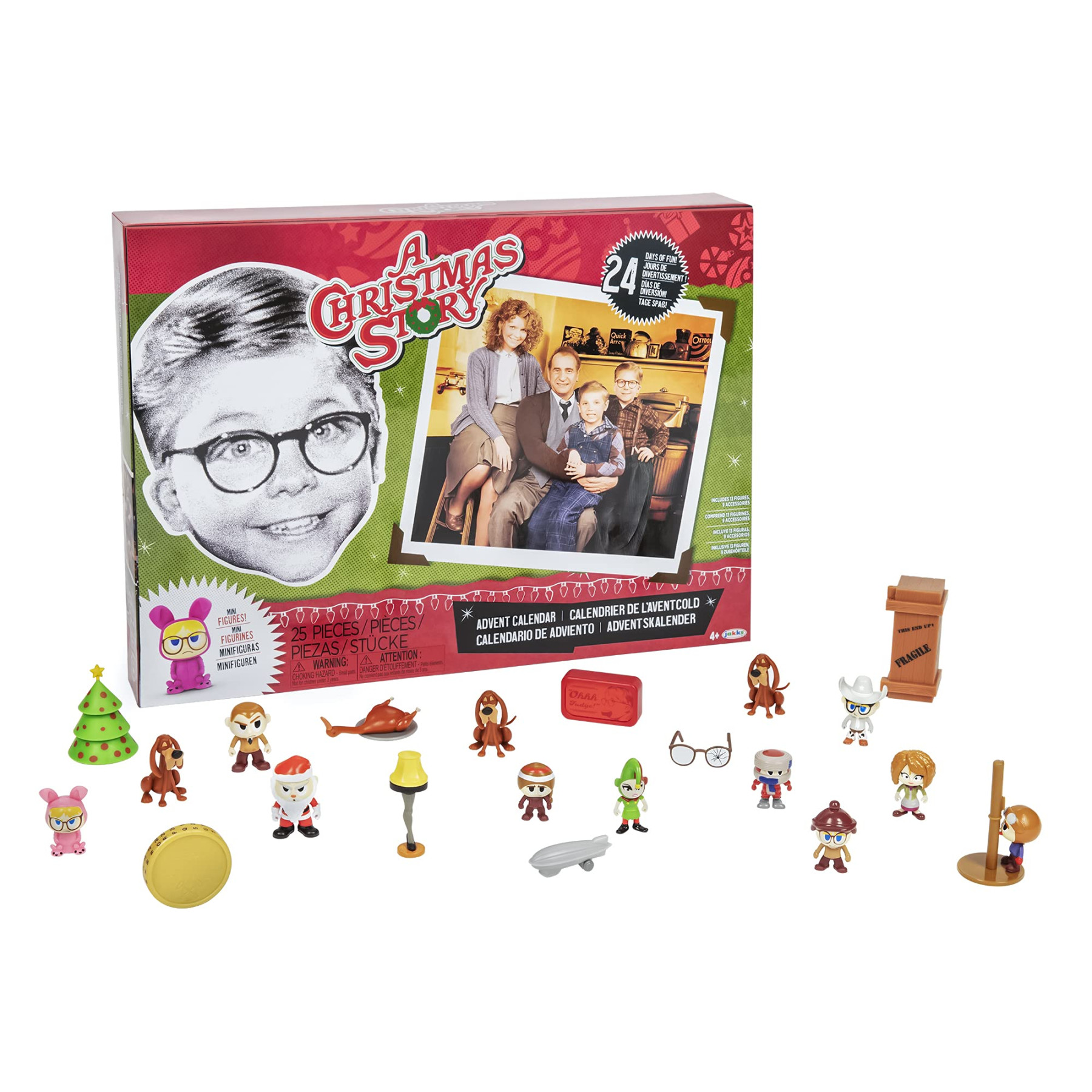 A Christmas Story Advent Calendar  Includes  Windows Filled