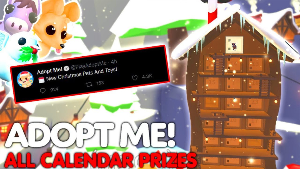 📅 ADOPT ME REVEALED ALL ADVENT CALENDAR PRIZES! NEW PETS AND TOYS!  CHRISTMAS UPDATE! ROBLOX