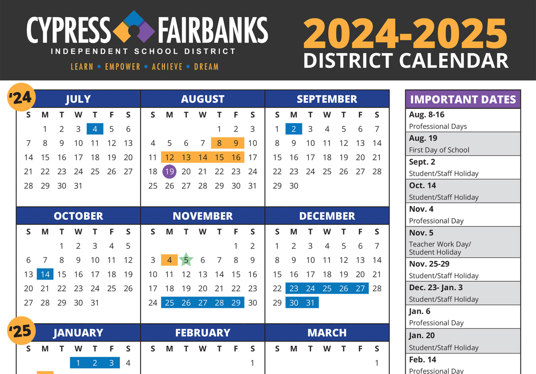 Board approves - instructional calendar