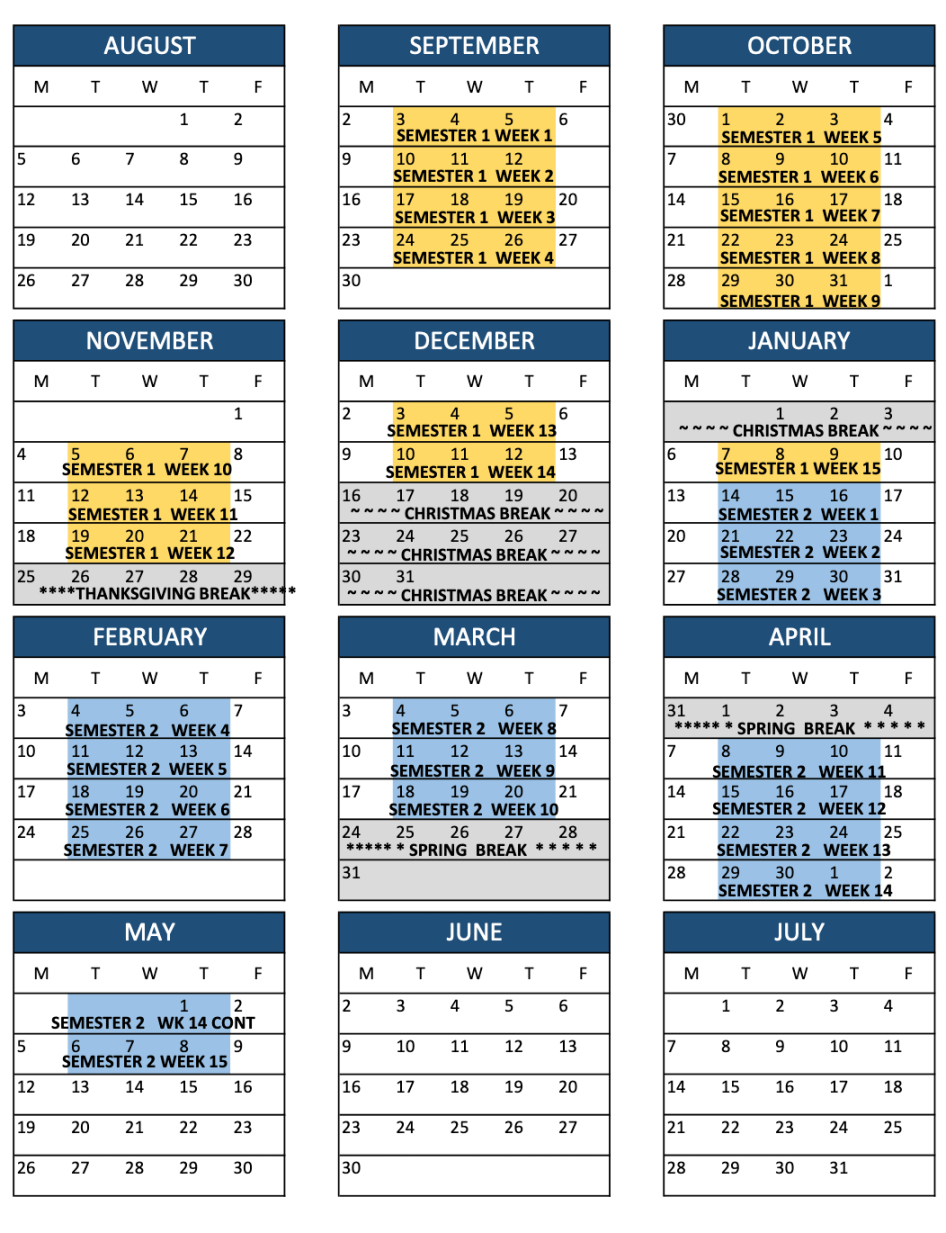 Calendar — Equip Education Online