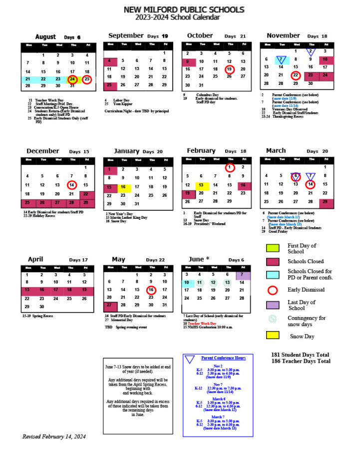 Calendar - New Milford School District