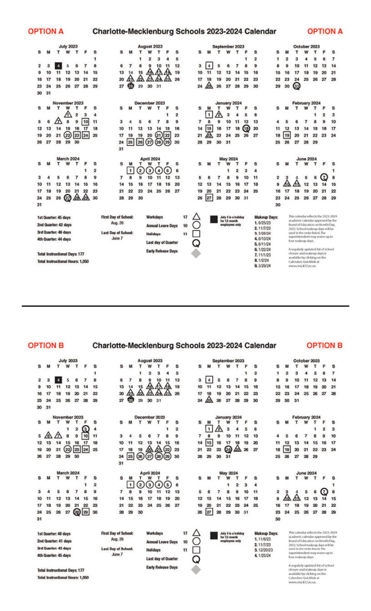 Charlotte-Mecklenburg Schools wants input on - calendar