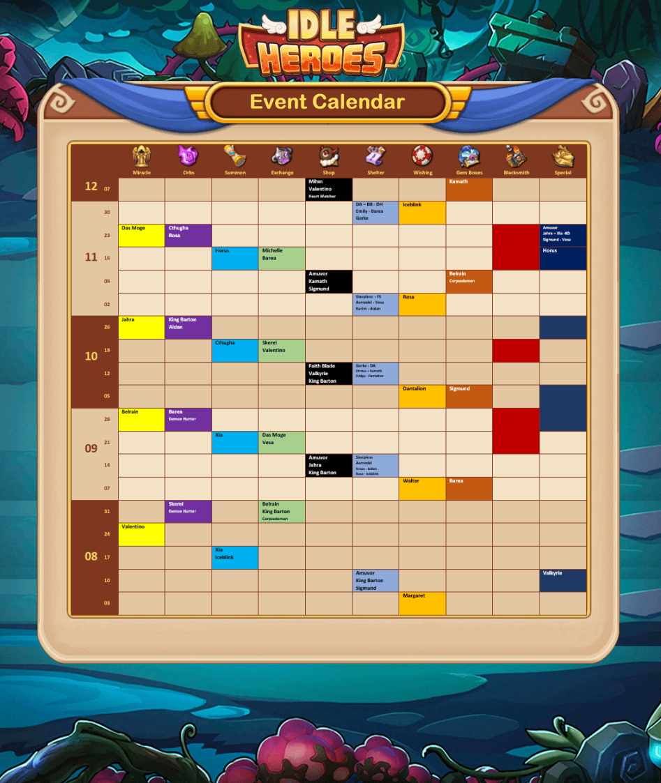 Cpe Calendar Of Events