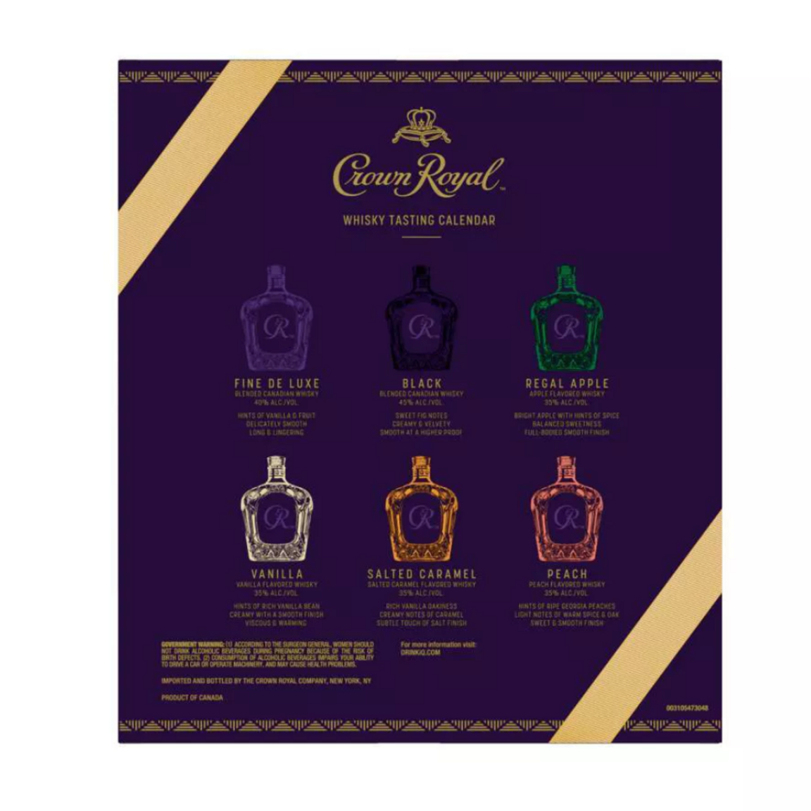 Crown Royal Whisky Tasting Calendar (pk ml bottles) - Order Today