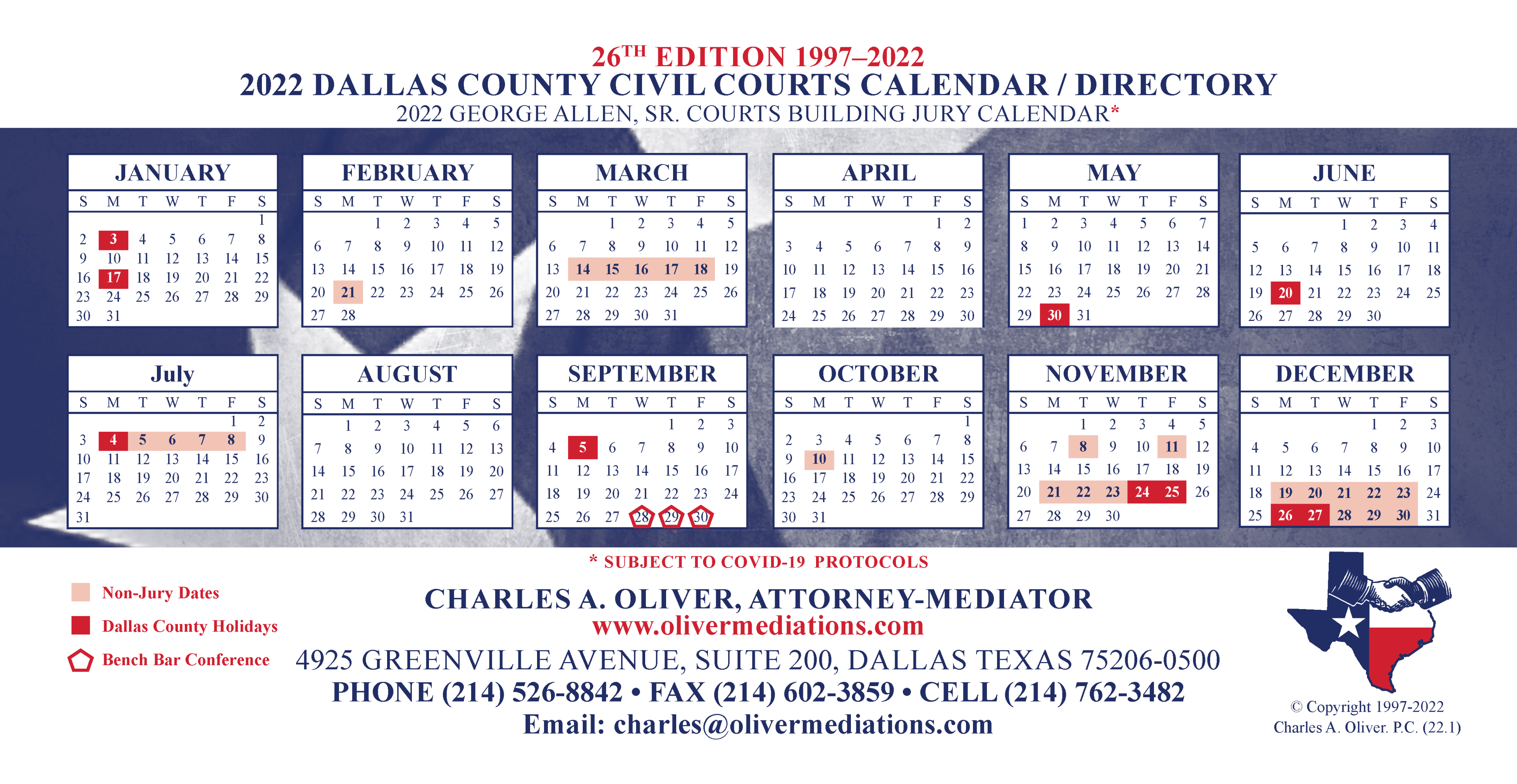 Deschutes County Court Calendar - Printable Word Calendar