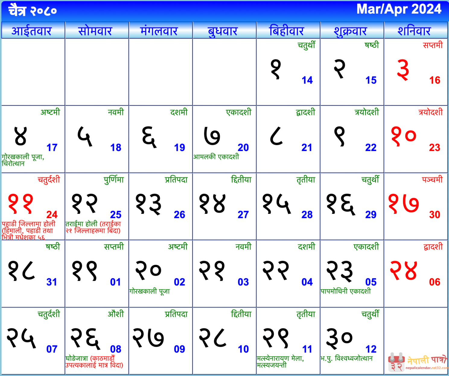 Download Nepali Calendar, Nepali Calendar Download, Download