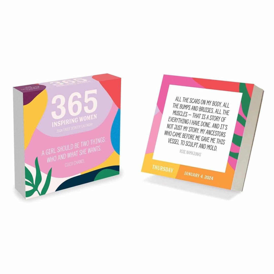 Inspiring Women Desk Calendar  - Lifestyle - Day To View
