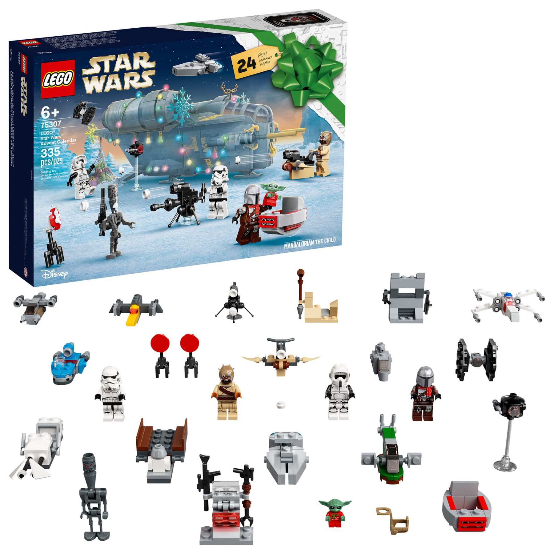 LEGO Star Wars Advent Calendar  Awesome Toy Building Kit for Kids with   Popular Characters and 1 Mini Builds; New  ( Pieces)