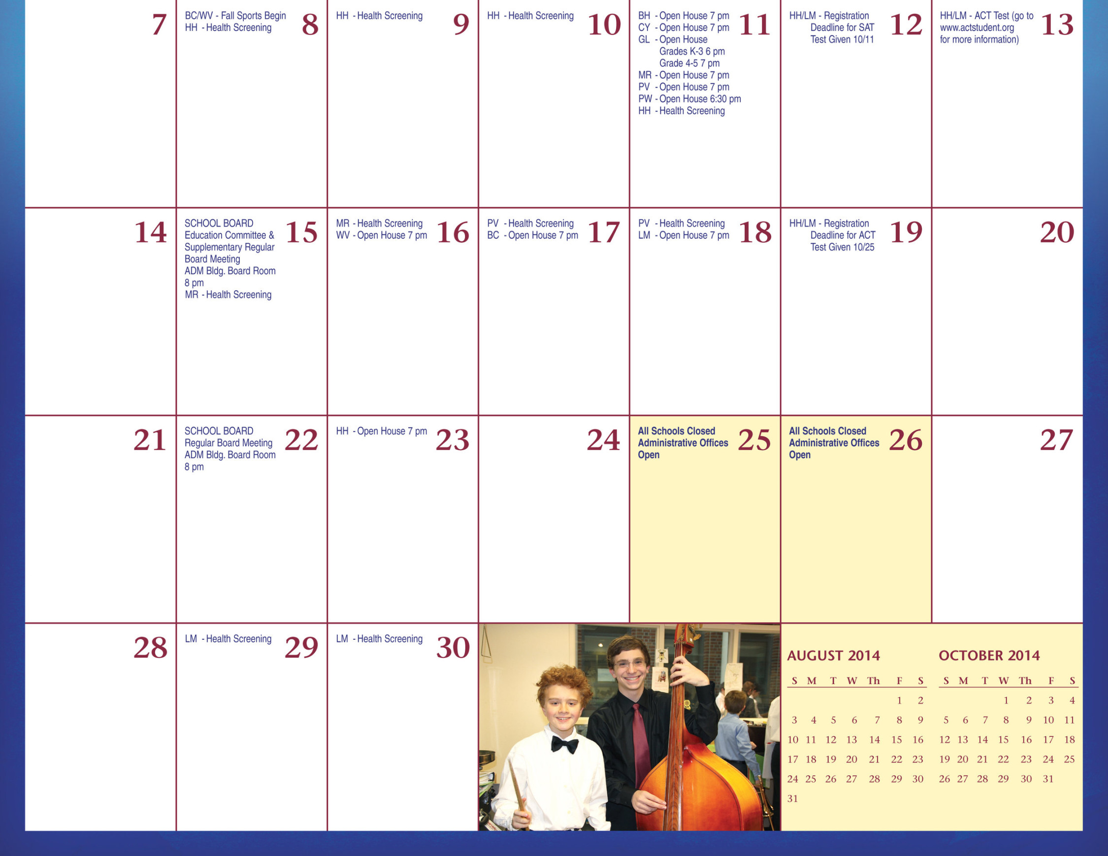 LMSD Calendar — Monica Lynn Design