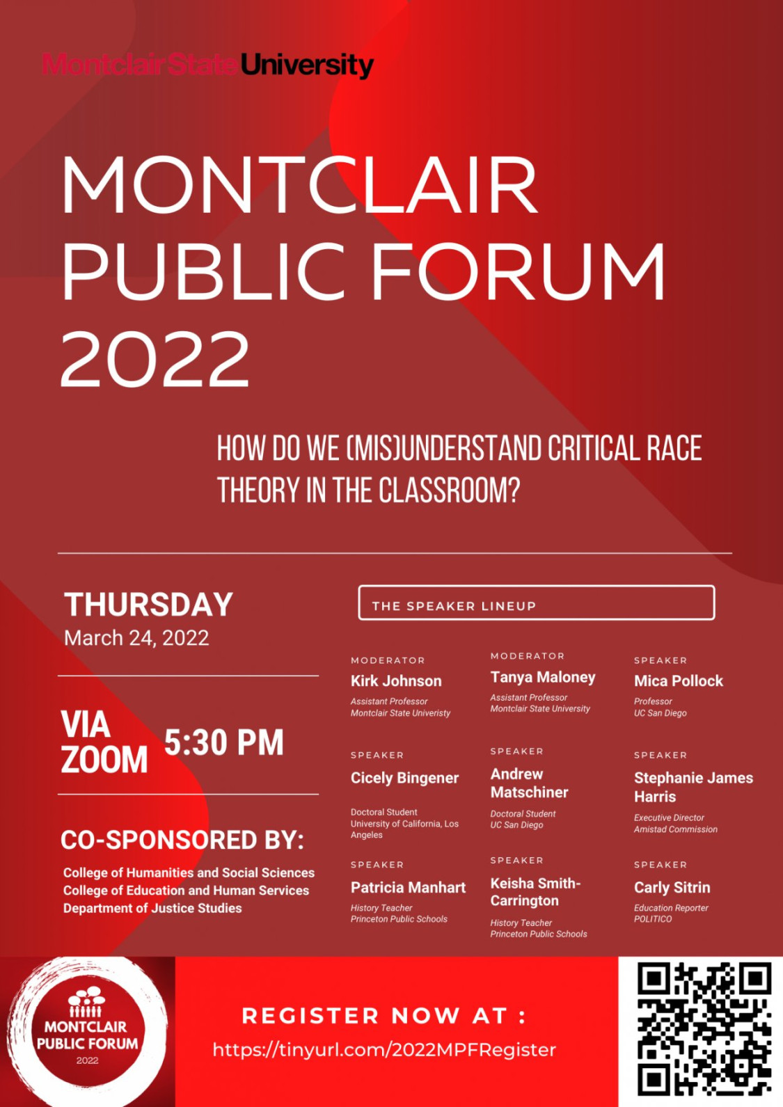 Montclair Public Forum: How Do We (Mis)Understand Critical Race