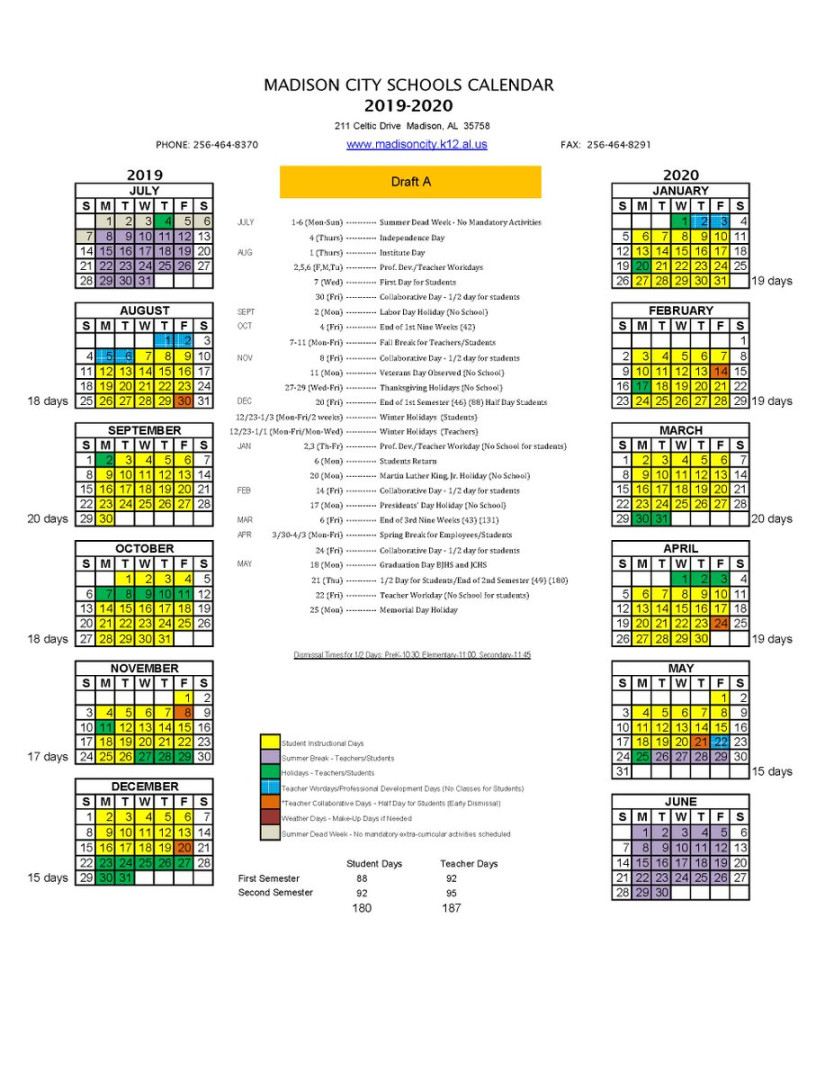 Ranae Bartlett on X: "- draft calendar for Madison City