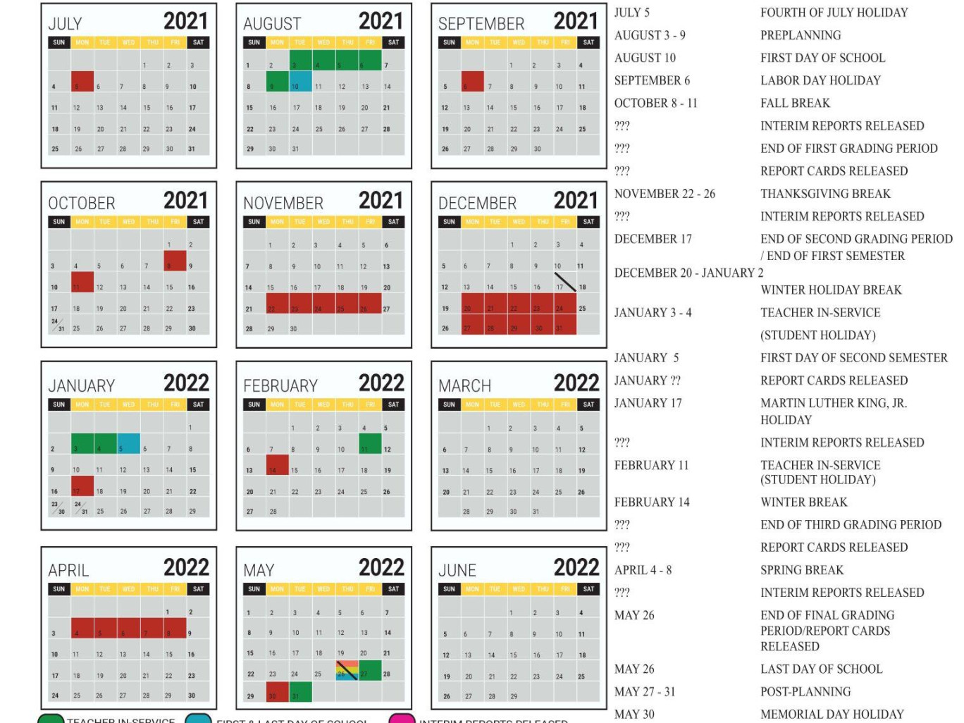 Valdosta City Schools opens upcoming calendar for vote  News