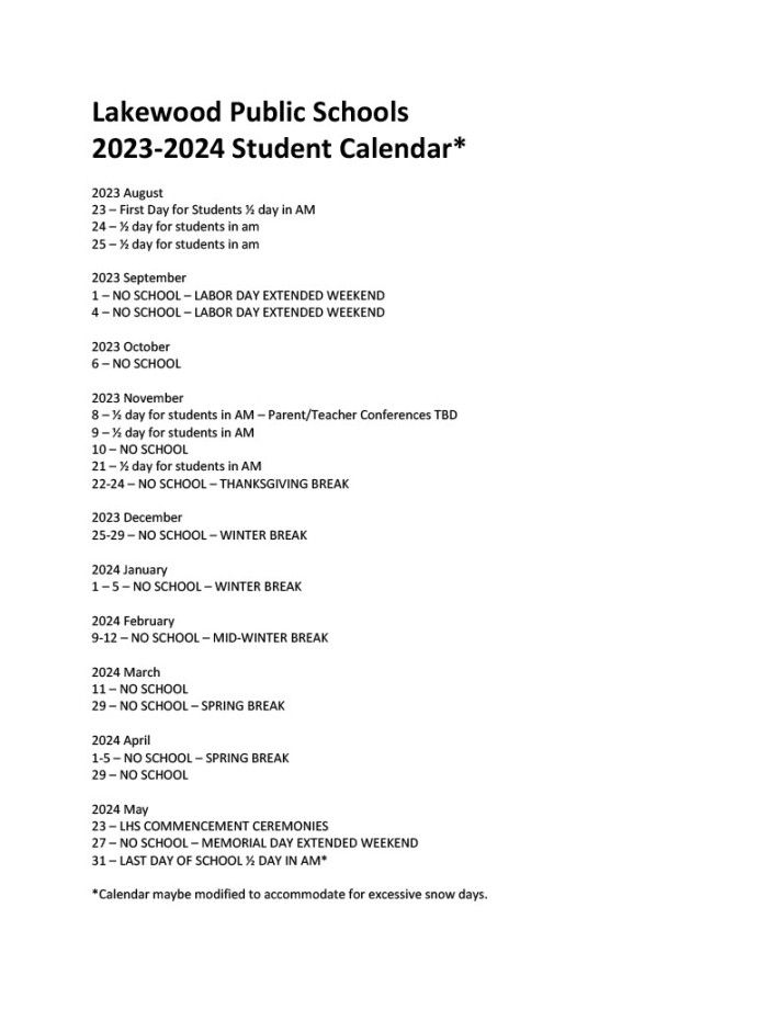 District Calendar / Calendars