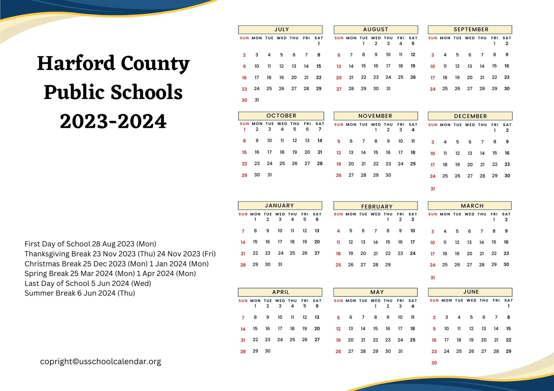 Calendar Of Events Harford County Md