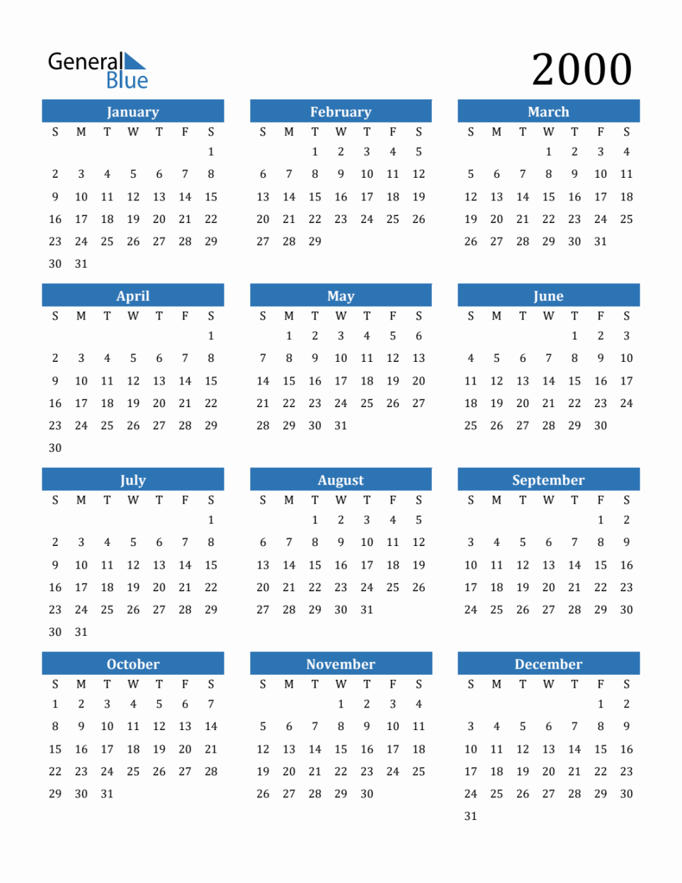Free  Calendars in PDF, Word, Excel