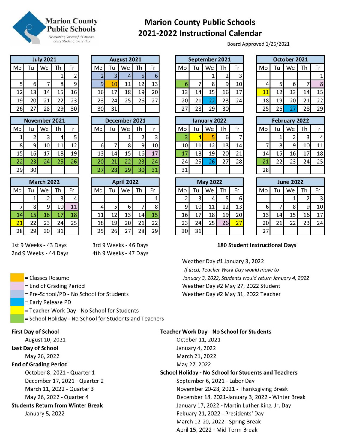 Hamilton County Tn Calendar