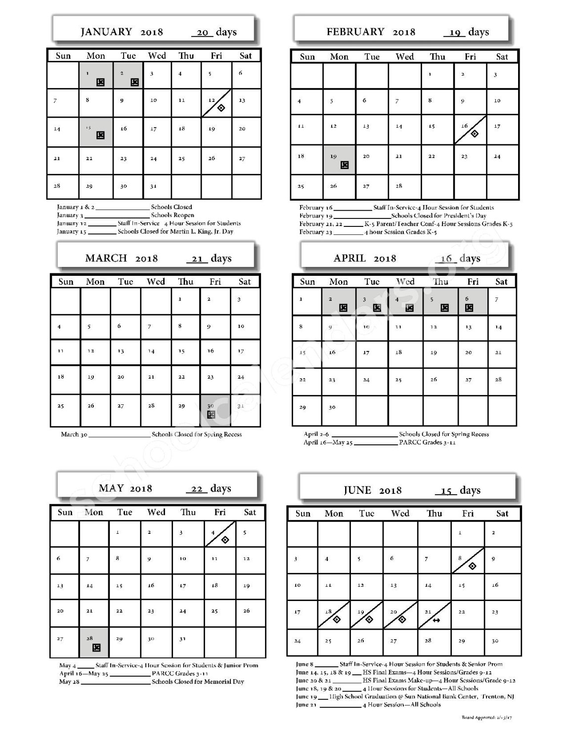 Hamilton township school district calendar - kentuckymopa