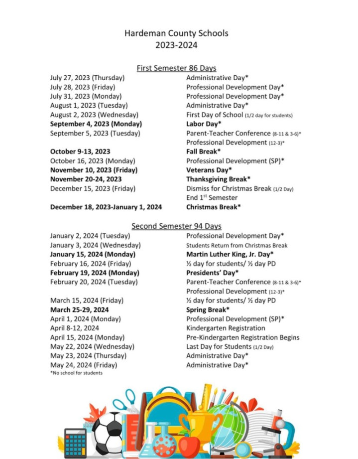 Hardeman County Schools Moves First Day of School to August