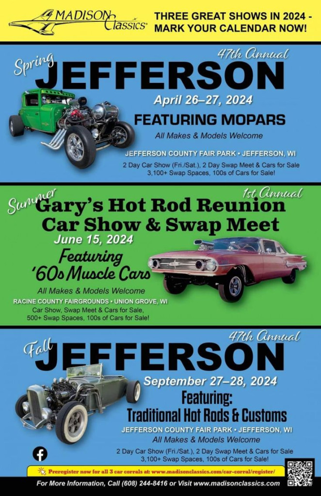 Wisconsin Car Show Calendar in