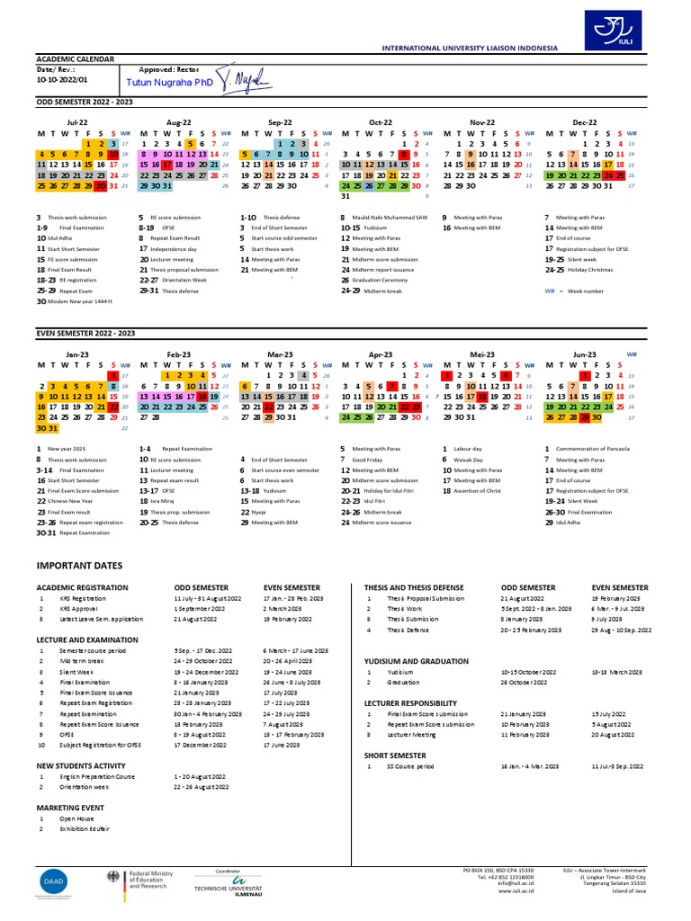 Academic Calendar  PDF  Thesis  Academic Term